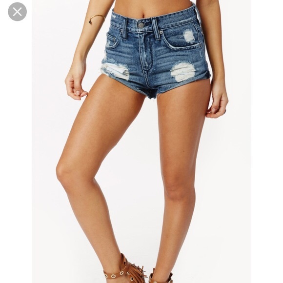 lovers and friends jack high rise shorts